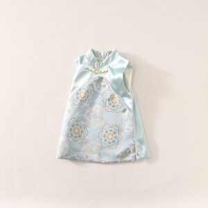 y1237 - CNY Baby Girl Vest Cheongsam - 图片 3