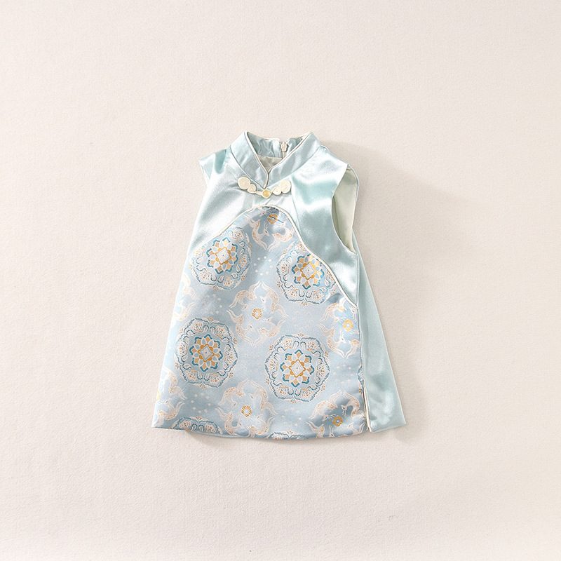 y1237 - CNY Baby Girl Vest Cheongsam - Image 3