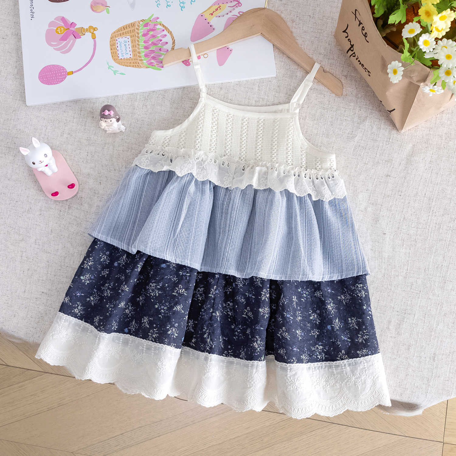 y1309 - Floral Cake Dress - Image 2