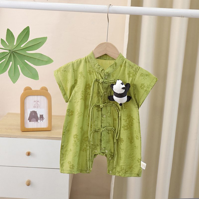 y1292 - CNY 3D Panda Green Jumper - 图片 1