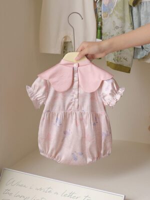 y1295 - CNY Butterfly Pendant Romper - 图片 7