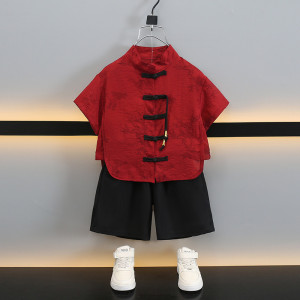 y1314 - CNY Red Bamboo Suit