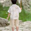 y1252 - CNY Tang suit short-sleeve set - 图片 4