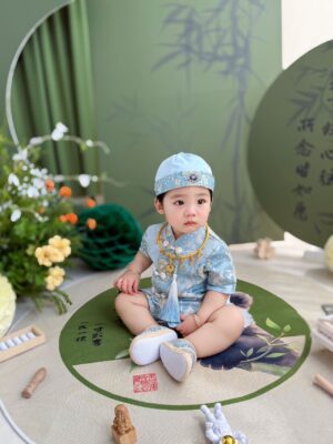 y1312 - CNY Blue Deer 3 in 1 Suit - 图片 6