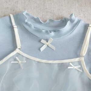 y1310 - Blue White 2 in 1 set - 图片 5