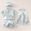 y1237 - CNY Baby Girl Vest Cheongsam - Image 5