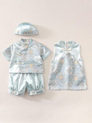 y1237 - CNY Baby Girl Vest Cheongsam - 图片 5