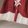 y1299 - CNY Red Goldfish Dress - Image 4