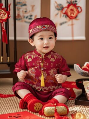 y1254 - CNY New Chinese-Style Romper