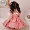 y1323 - CNY Red Cherry Plaid Lolita Suit - Image 11