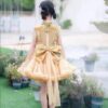 y1287 - CNY Big Ribbon Cheongsam Dress - Image 9
