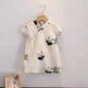 y1235 - CNY Style Panda Outfit For Baby Boys Set & Dress - Image 8