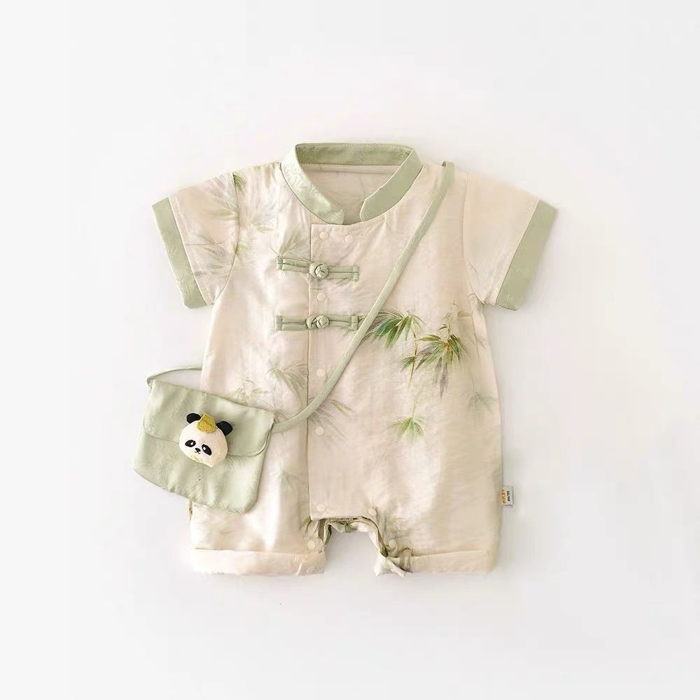 y1223 - CNY Green Bamboo Jumper With Panda Bag - 图片 2
