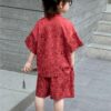 y1233 - CNY Red & Golden Embroidered Set - 图片 3