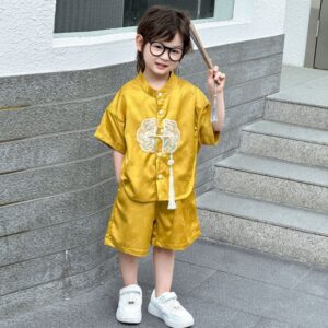 y1233 - CNY Red & Golden Embroidered Set - 图片 5