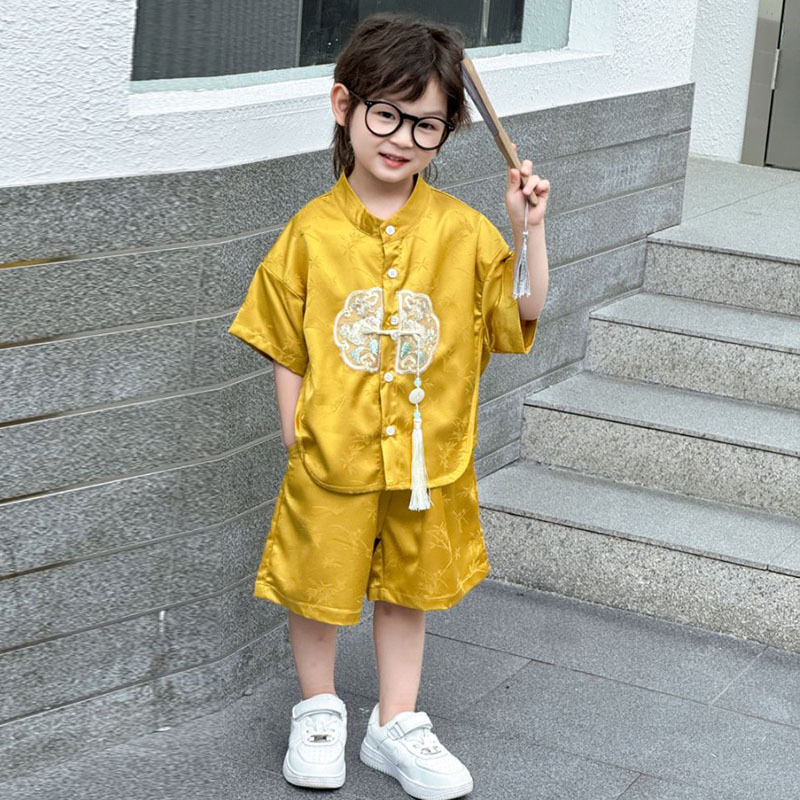 y1233 - CNY Red & Golden Embroidered Set - Image 5