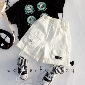 y1324 - Casual Cargo Short Pants - Image 2