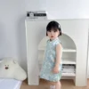 y1237 - CNY Baby Girl Vest Cheongsam - Image 2