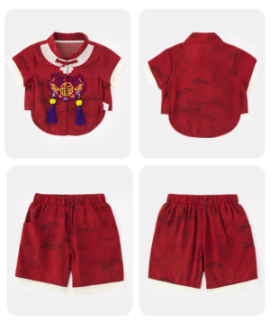 y1239 - CNY Chinese Style Red Set - 图片 4