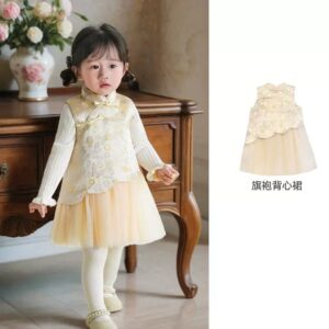 y1273 - CNY Cheongsam Vest Dress - 图片 2