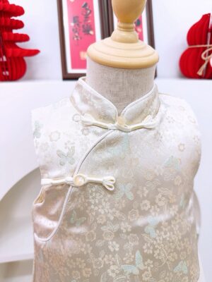 y1273 - CNY Cheongsam Vest Dress - 图片 7