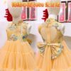 y1287 - CNY Big Ribbon Cheongsam Dress - Image 1