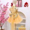 y1287 - CNY Big Ribbon Cheongsam Dress - Image 3