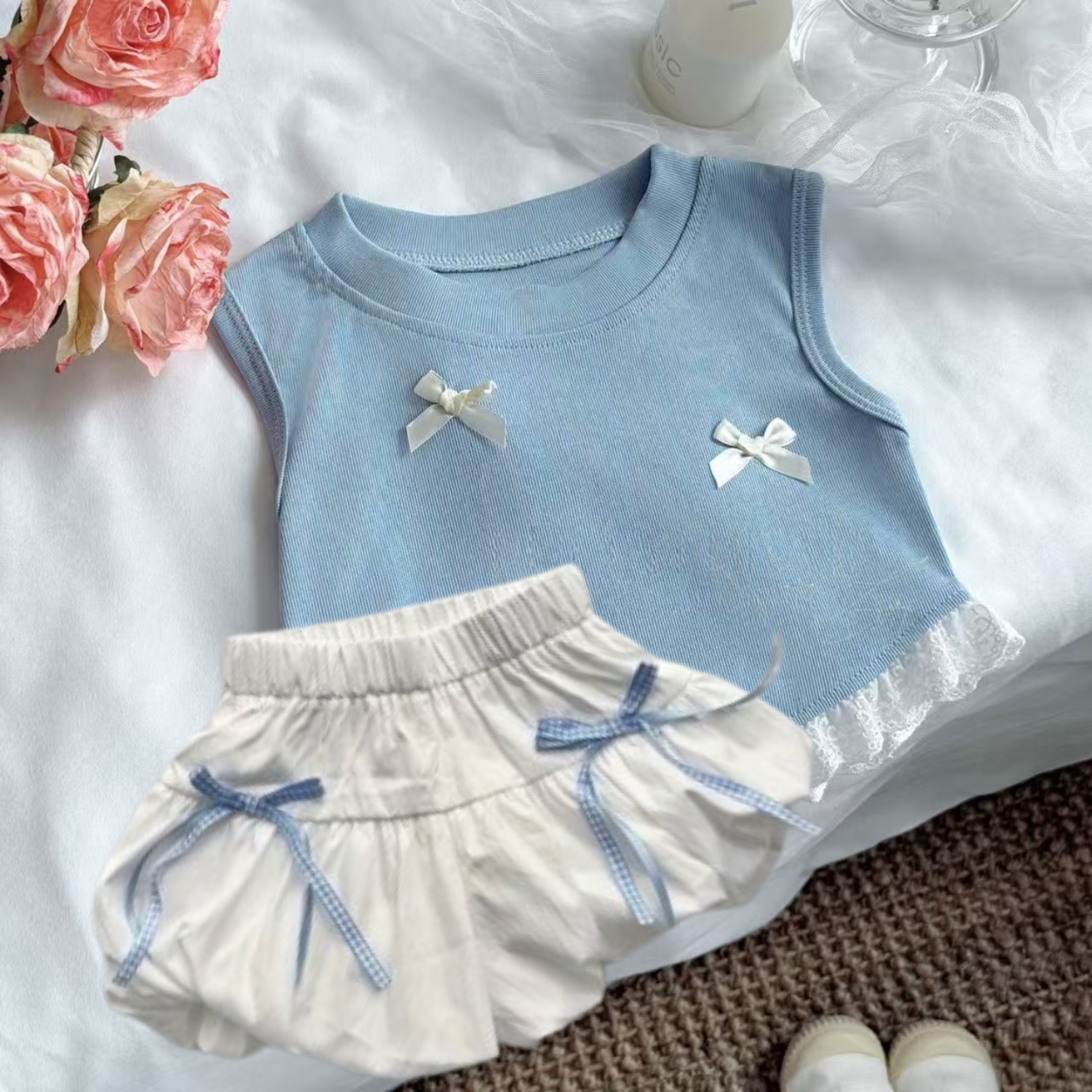 y993 - Bowknot Vest - 图片 9