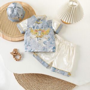 y1267 - CNY Summer New Style Tang Suit For Boys - 图片 3