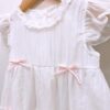 y1356 - White & Pink Ribbon Dress - 图片 5