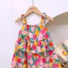 y1359 - Colorful Tulip Dress With Hat - 图片 3