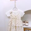 y1362 - Color Cherry Faux Two-piece Dress - 图片 5