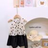 y1363 - Black Polka Dots With Hat - 图片 1