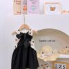 y1363 - Black Polka Dots With Hat - 图片 3