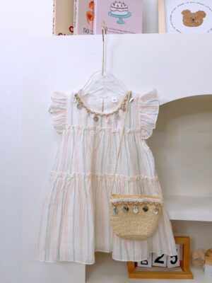 y1365 - Seashell Flying Dress With Bag - 图片 3