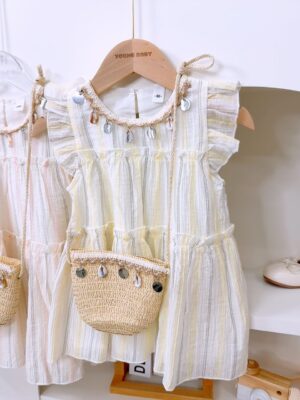 y1365 - Seashell Flying Dress With Bag - 图片 4