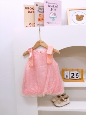 y1374 - Glitter Mesh Dress - 图片 2