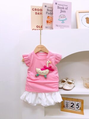 y1378 - 3D Duck Flying Sleeve Set - 图片 4