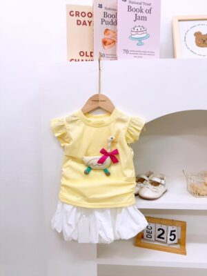 y1378 - 3D Duck Flying Sleeve Set - 图片 5