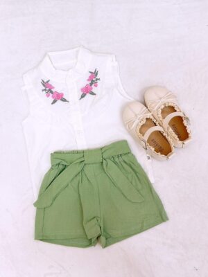 y1379 - Pink Rose Button Set - 图片 4