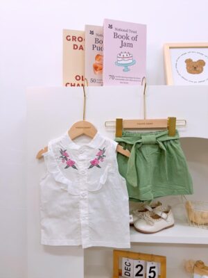 y1379 - Pink Rose Button Set - 图片 2