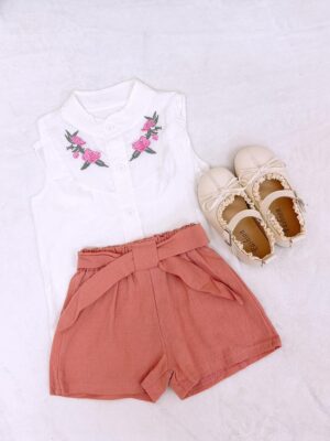 y1379 - Pink Rose Button Set - 图片 6