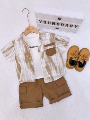 y1381 - Blending Stripe 3 in 1 Set - 图片 2