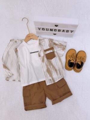 y1381 - Blending Stripe 3 in 1 Set - 图片 3