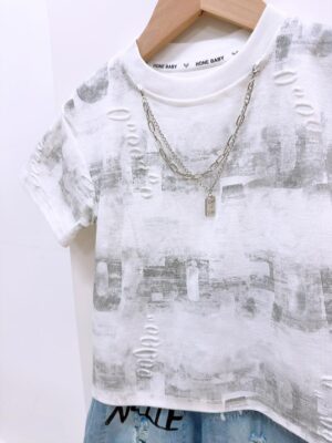 y1387 - Fashion Blending Short Jean Set - 图片 6