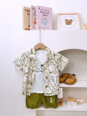 y1440 - Funny Panda 3 in 1 Set - 图片 2