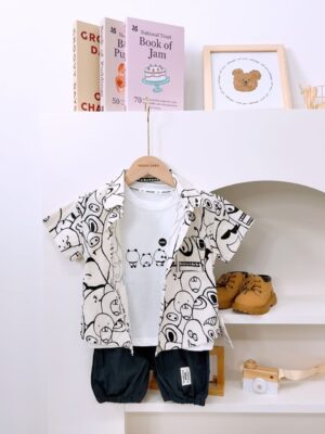 y1440 - Funny Panda 3 in 1 Set - 图片 3