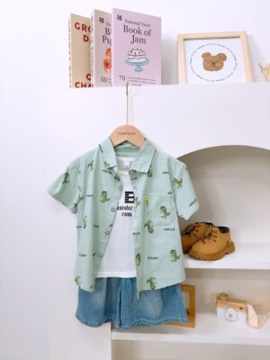y1442 - Dinosaur Printing 3 in 1 Set - 图片 3