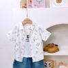 y1443 - Bear Printing 3 in 1 Set - 图片 2