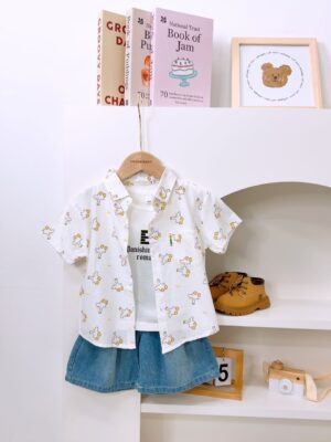 y1444 - Duck Printing 3 in 1 Set - 图片 2